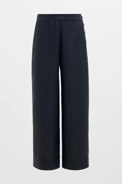 Elk the Label Hersom Pants in Black | Linen | Elk Stockist in Newcastle, NSW