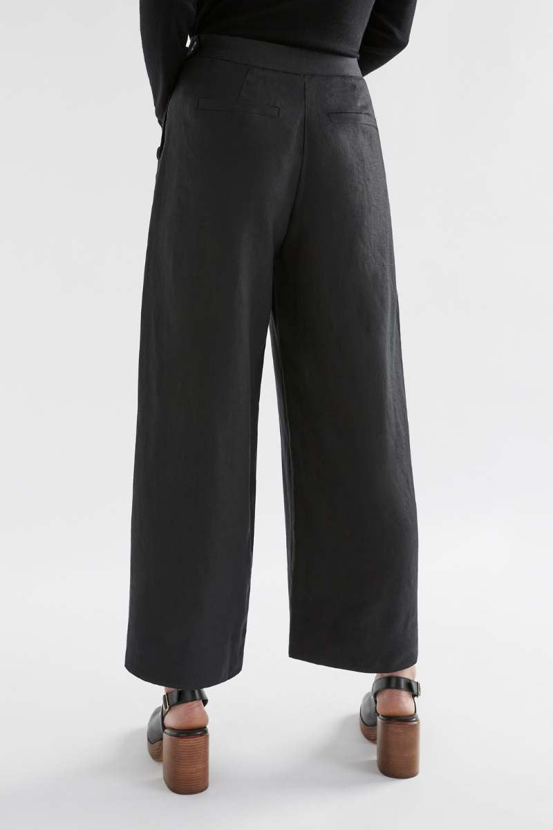 Elk the Label Hersom Pants in Black | Linen | Elk Stockist in Newcastle, NSW