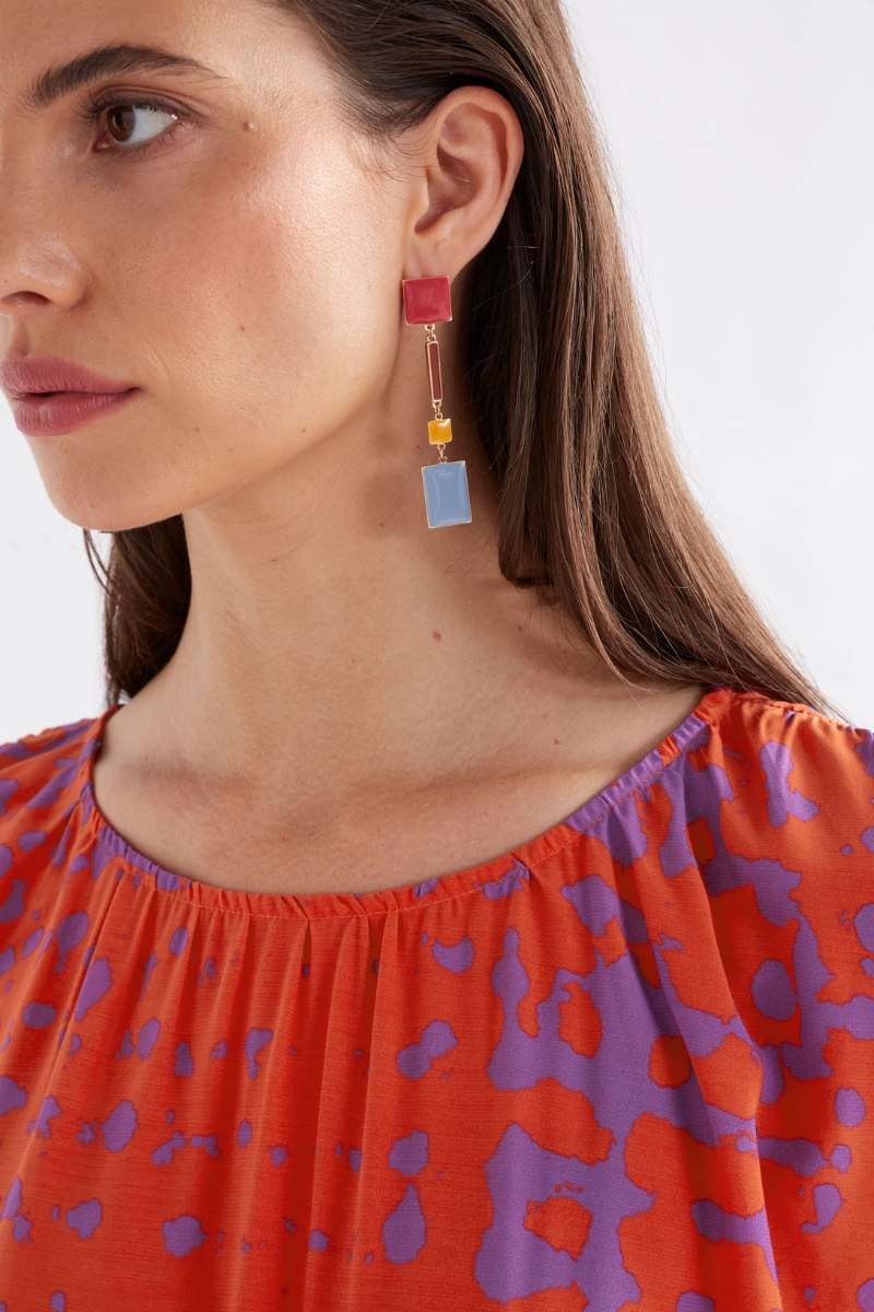 Elk the Label Malin Drop Earring in Periwinkle | Elk the Label Stockist in Newcastle, NSW