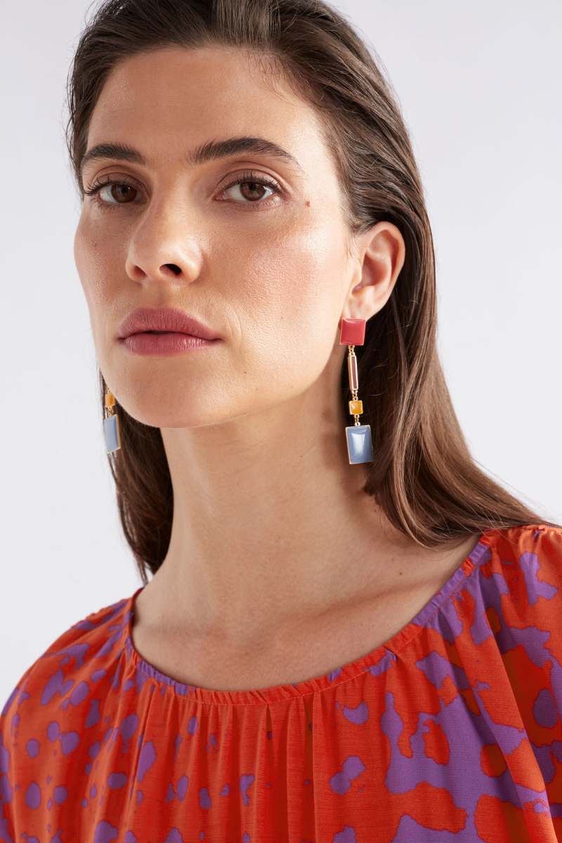 Elk the Label Malin Drop Earring in Periwinkle | Elk the Label Stockist in Newcastle, NSW