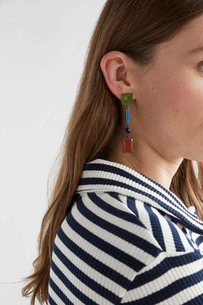 Elk the Label Malin Drop Earring in Artichoke | Elk the Label Stockist in Newcastle, NSW