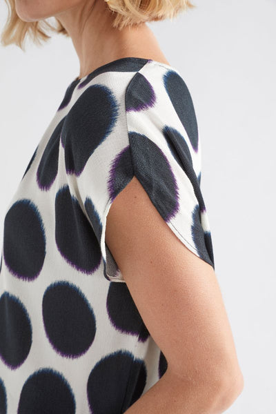 Ero Top in Soft Spot Print by Elk the Label
