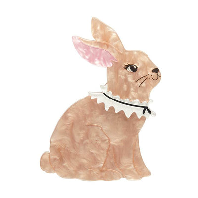 Dainty Bunny Brooch by Erstwilder | Newcastle Erstwilder Stockist | Zebra Finch Style