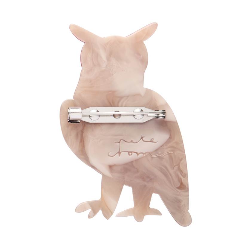 Erstwilder x Pete Cromer 2025 North Amercia collection | Stockist in Newcastle, NSW at Zebra Finch Style | The Great Horned Owl Brooch