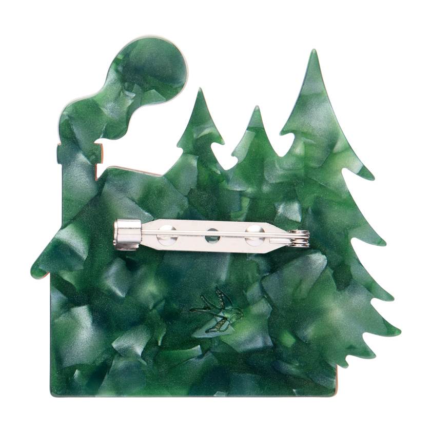 Erstwilder The Sweetest Cabin Brooch from their 2025 Christmas collection