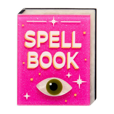 Witchcraft for dummies brooch by Erstwilder from their 2025 Haunted at Heart collection | Erstwilder stockist in Newcastle, NSW at Zebra Finch Style