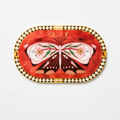 Fable Butterly Pink Oval by Jones and Co | Jones and Co Stockist in Newcastle, NSW at Zebra Finch