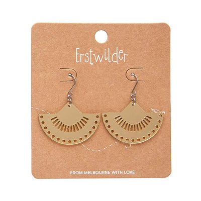 Boho Fan Essential Drop Earrings by Erstwilder from their 2024 Frida Kahlo collection