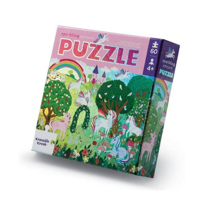 Foil Puzzle Sparkling Unicorn by Crocodile Creek