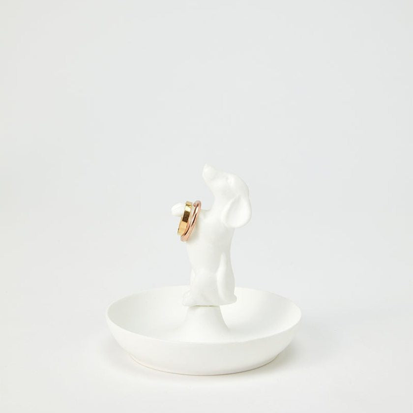 Frolic Dachsund Ring Dish by Jones and Co