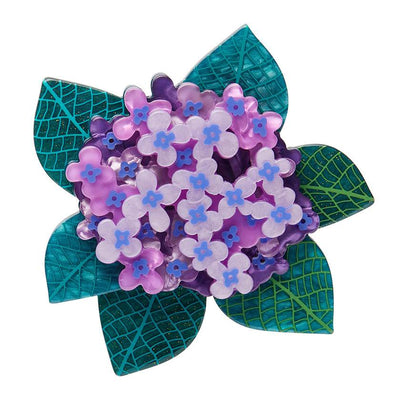 Heavenly Hydrangea Brooch by Erstwilder from their 2025 Jocelyn Proust collection