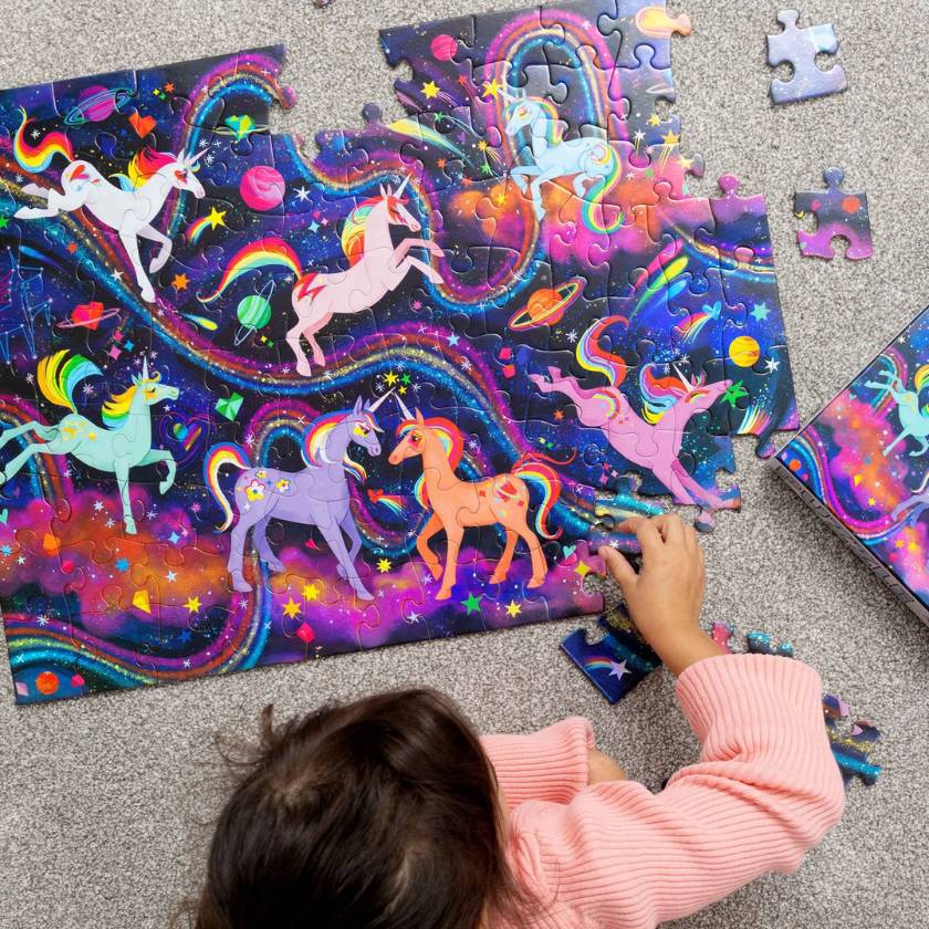 Holographic puzzle unicorn galaxy by Crocodile Creek