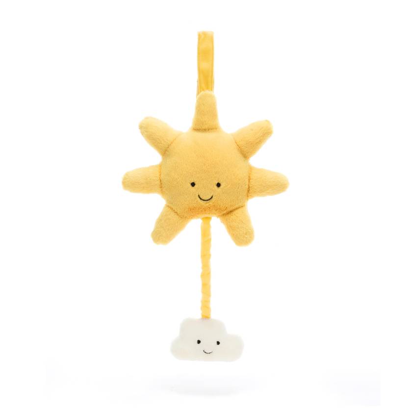 Jellycat Amuseables Sun Musical Pull Toy for Babies | Jellycat Stockist in Newcastle, NSW Australia