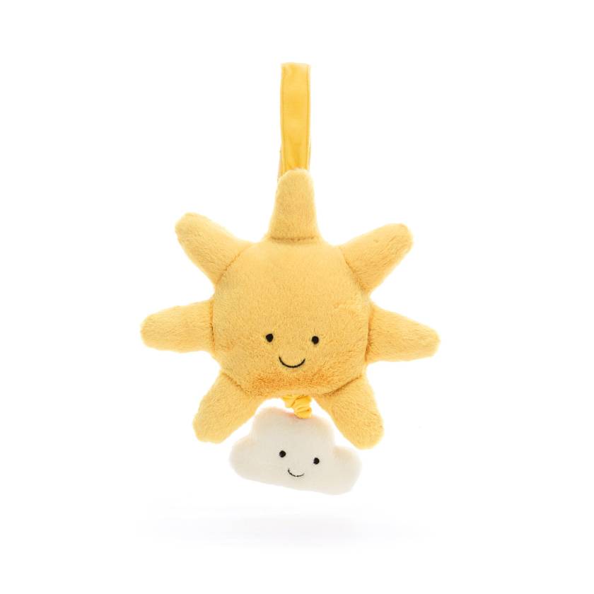 Jellycat Amuseables Sun Musical Pull Toy for Babies | Jellycat Stockist in Newcastle, NSW Australia