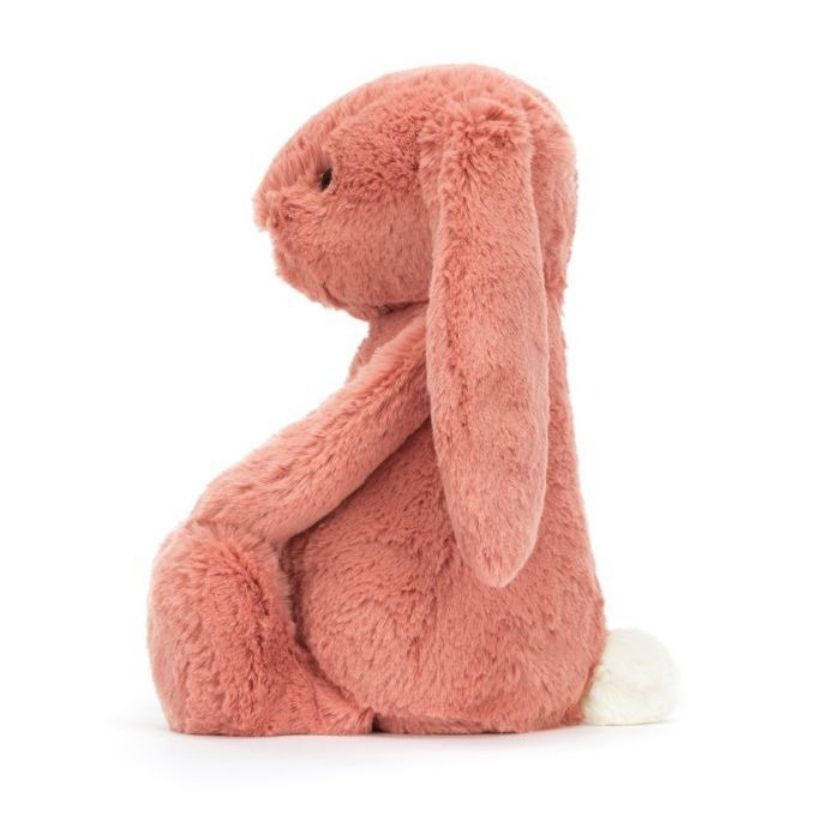 Jellycat Bashful Bunny in Sorrel colour pink | Jellycat Stockist in Newcastle, NSW