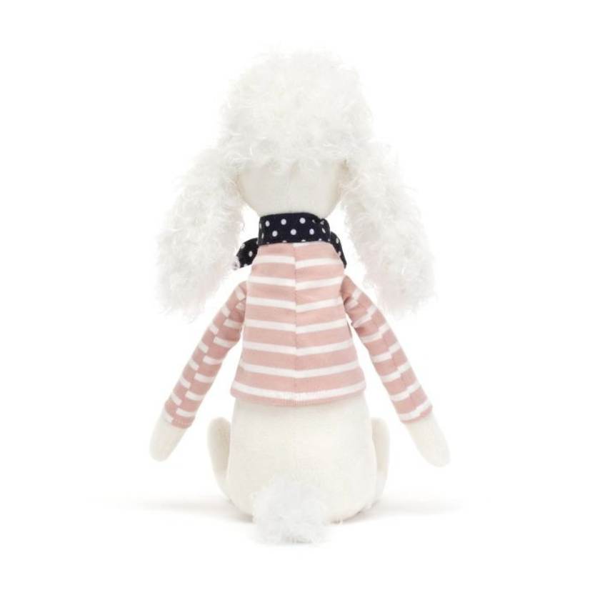 Jellycat Beatnik Poodle Cream | Zebra Finch Style | Jellycat Stockist in Newcastle, NSW Australia