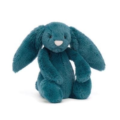 Jellycat Bashful Bunny in mineral blue