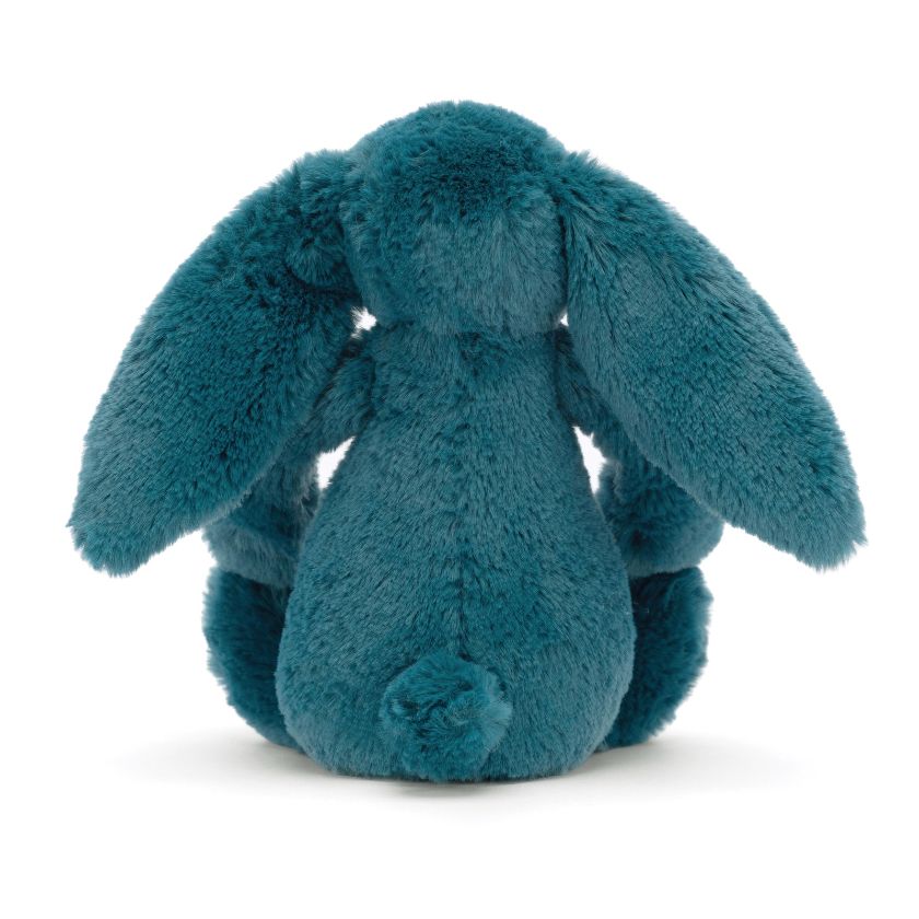 Jellycat Bashful Bunny in mineral blue