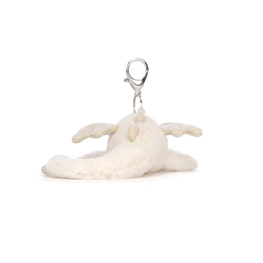 Jellycat Snow Dragon Bag Charm | Jellycat Stockist in Newcastle, NSW Australia