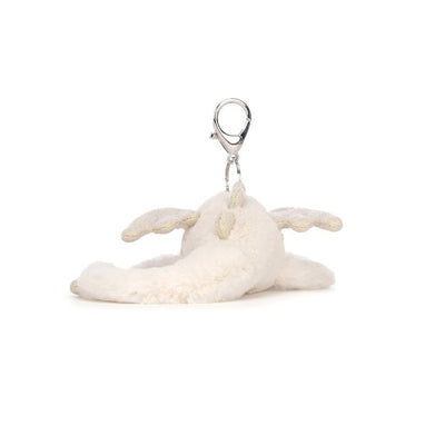 Jellycat Snow Dragon Bag Charm | Jellycat Stockist in Newcastle, NSW Australia