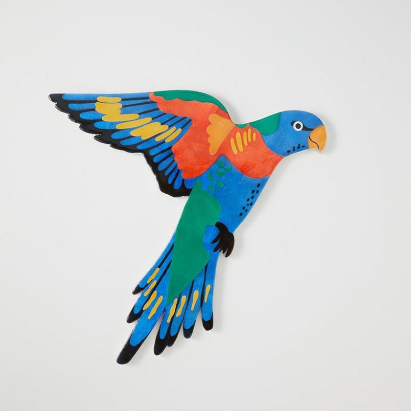 Jones and Co Aerial Lorikeet Wall Art