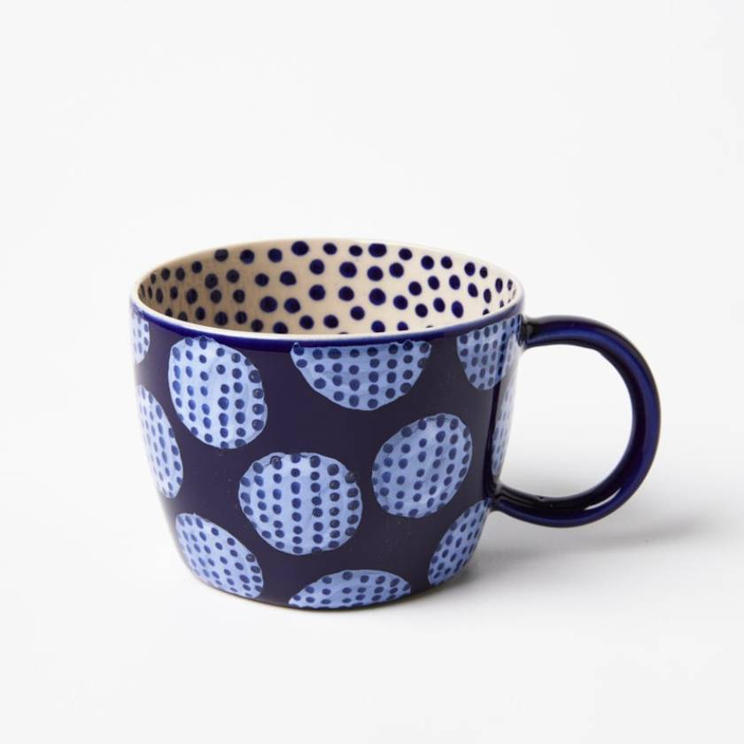 Jones and Co Chino Mug Blue Boulders