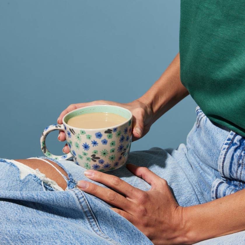 Jones and Co Ditsy Floral Mug in MInt - Chino mug
