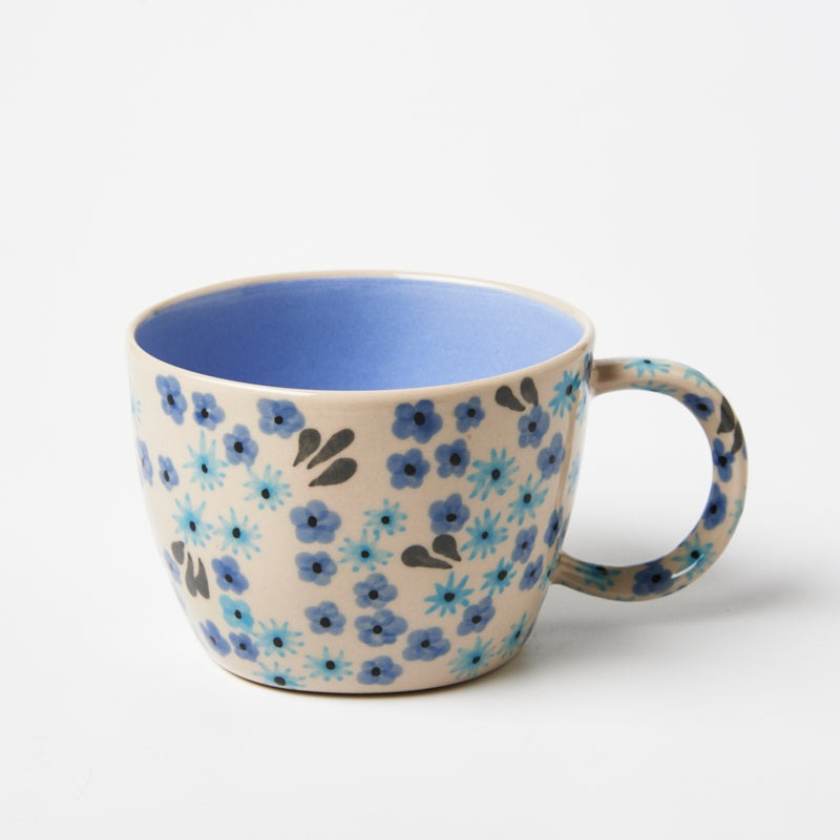 Jones and Co Ditsy Periwinkle Mug
