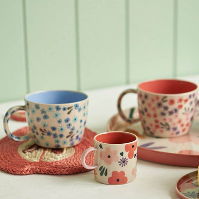 Jones and Co Ditsy Periwinkle Mug