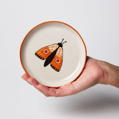Jones and Co Moth Party Tray in Orange