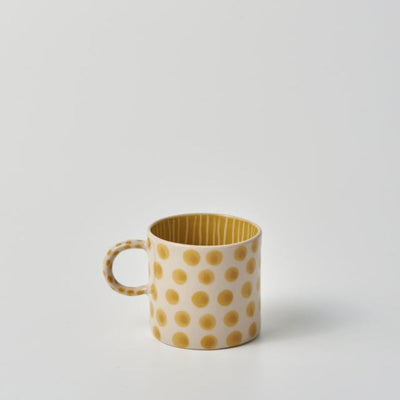 Chino Espresso Cup in Mustard Dot by Jones and Co