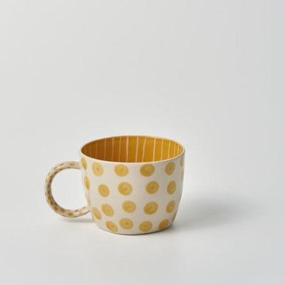 Chino Mug Mustard Dot by Jones and Co