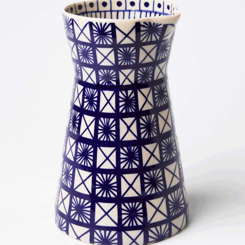 Jones and Co Caravan Carafe in Indigo | Stockist at Zebra Finch Style in Newcastle, NSW