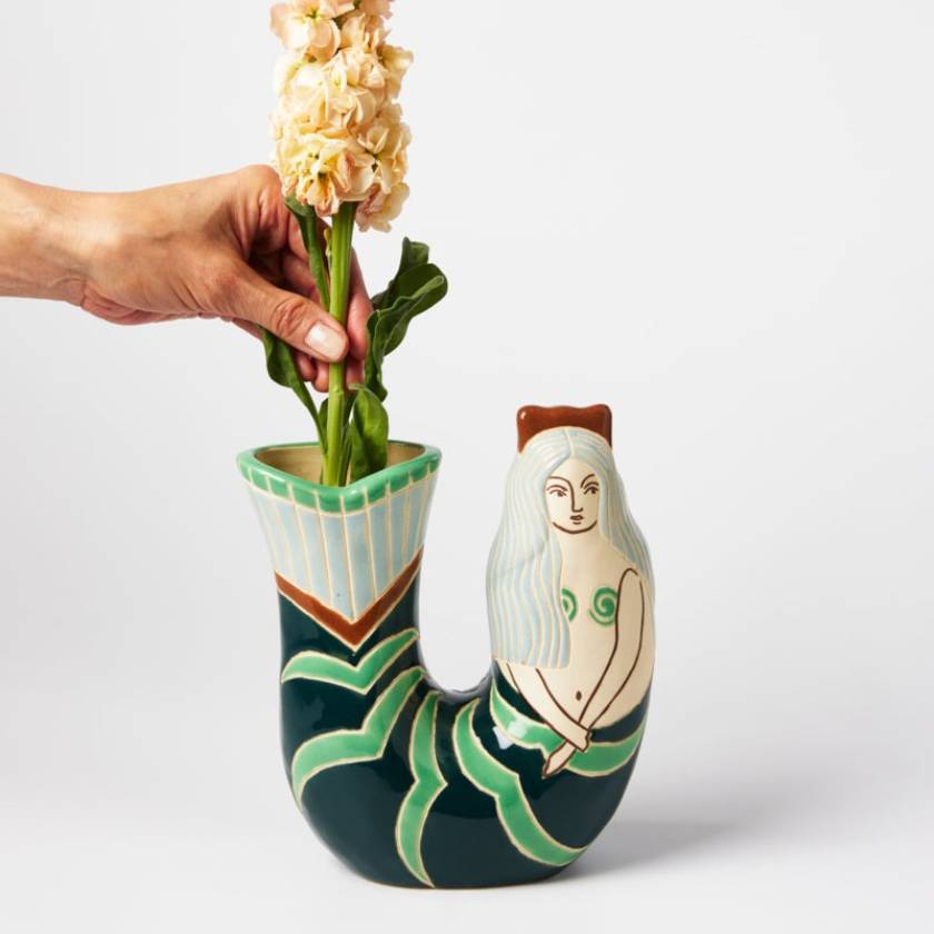 Jones and Co Siren Dream Vase Mermaid | Stockist at Zebra Finch in Newcastle, NSW