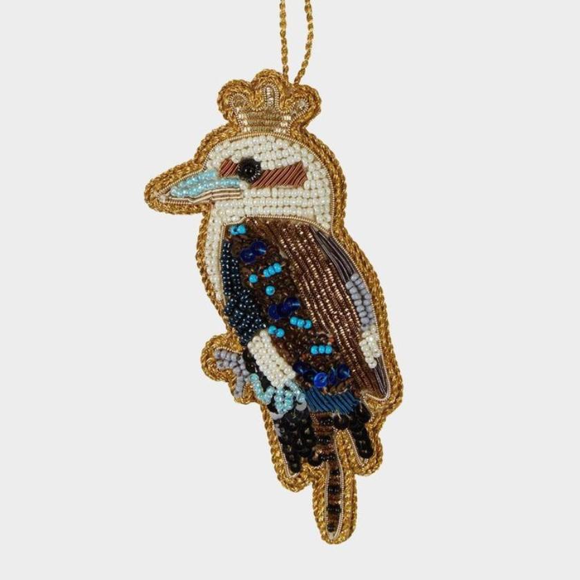 Kookaburra Sequin Hanging Tree Decoration