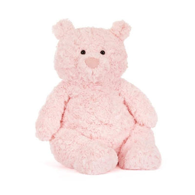 Pink teddy bear on a white background | Leola Bear by Jellycat | Jellycat Stockist in Newcastle, NSW