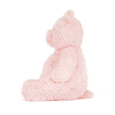 Pink teddy bear on a white background | Leola Bear by Jellycat | Jellycat Stockist in Newcastle, NSW