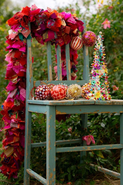 christmas garland by Mink and Me