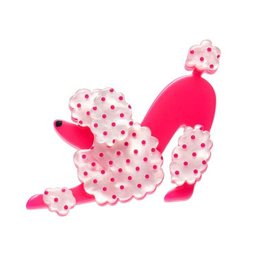 Pouncing Paulette Dog Mini Brooch by Erstwilder from their Dog Mini collection