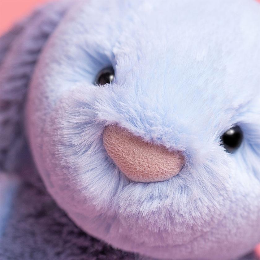 Jellycat Puddlesea Bunny Original (Patchwork) | Zebra Finch Style