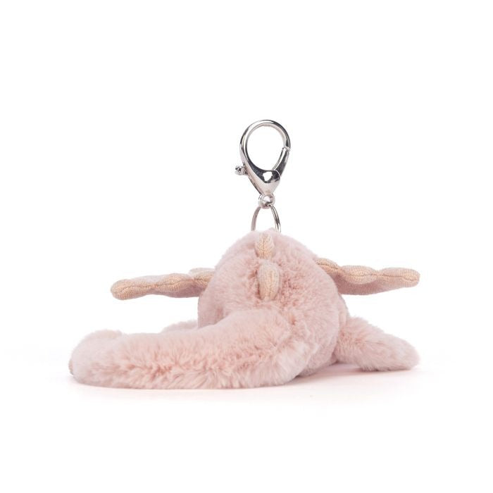 Jellycat Rose Dragon Bag Charm | Keyring and Keychain | Jellycat Stockist in Newcastle, NSW Australia