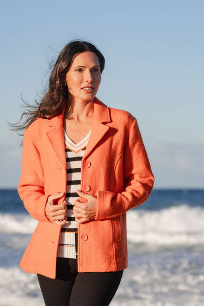 See Saw Boiled Wool Tango Blazer | Stockist at Zebra Finch Marketown at Newcastle, NSW