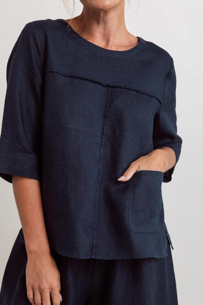 Navy top by See Saw 