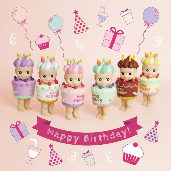 Sonny Angel - Birthday Cake Gift Series | Zebra Finch Style