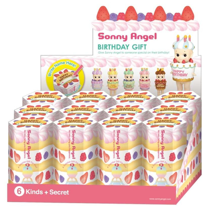 Sonny Angel - Birthday Cake Gift Series | Zebra Finch Style