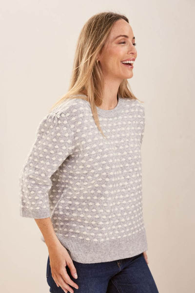 Australian wool silver top by See Saw