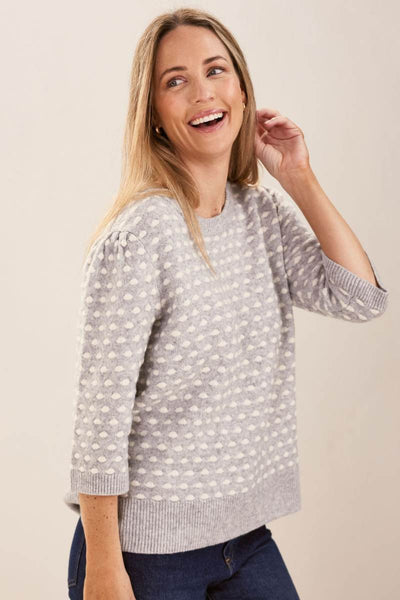 Australian wool silver top by See Saw