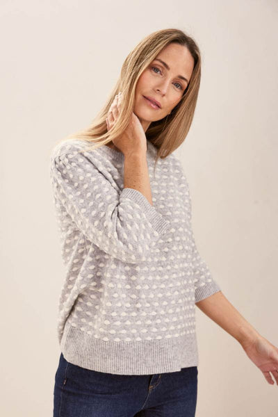 Australian wool silver top by See Saw