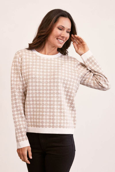 Spotty White Sweater by See Saw