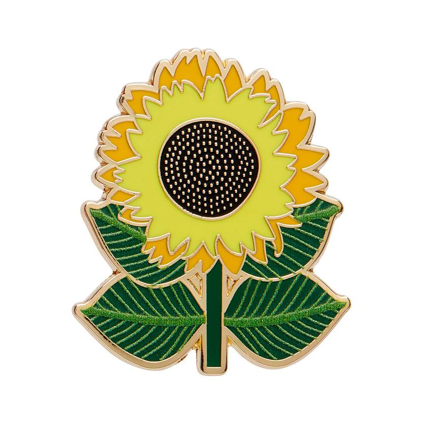 Sunshine and Smiles Enamel Pin by Erstwilder from their 2025 Jocelyn Proust collection